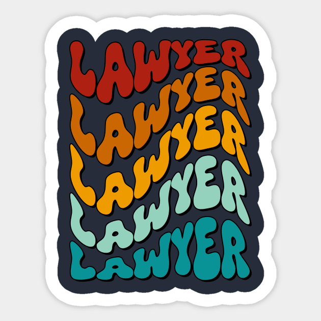 Lawyer Sticker by TrendyPlaza